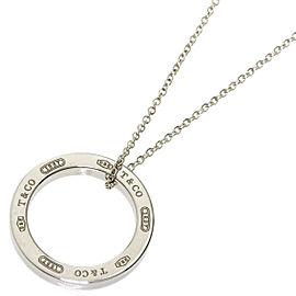 TIFFANY & Co 925 Silver 1837 circles Necklace QJLXG-1236