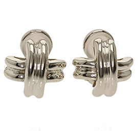 TIFFANY & Co 925 Silver Signature earring QJLXG-1253