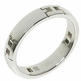 HERMES 18K white Gold Ring US (4.5) LXGQJ-604