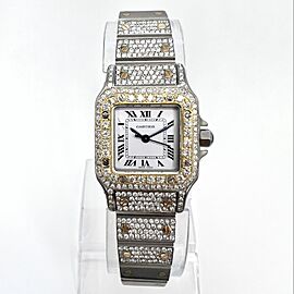 CARTIER SANTOS GALBEE Automatic Diamond Watch