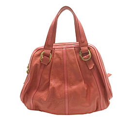 Bvlgari Doppio Leather Shoulder Bag