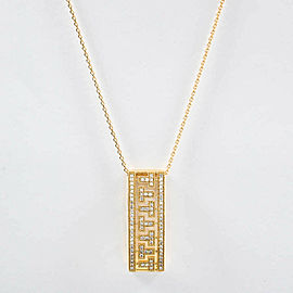 18K Yellow Gold Diamond Necklace