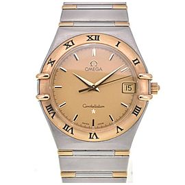 OMEGA Constellation K18 YG SS Quartz Watch LXGJHW-729