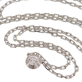 Cartier 18K White Gold Diamants Legers De Cartier Diamonds Necklace