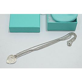 TIFFANY & Co Sterling Silver Ball Chain Necklace LXGoods-258