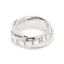 Cartier 18K White Gold Trinity Ring US: