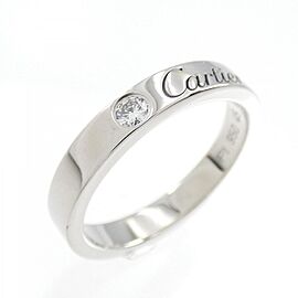 Cartier 950 Platinum Wedding US 3.5 Ring E0747