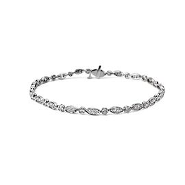 Tiffany Co Jazz Diamond Platinum Bracelet 1.60 Ct, 7"