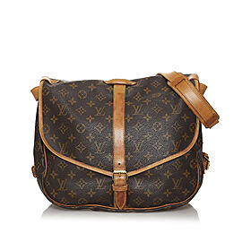 Louis Vuitton Monogram Saumur 35