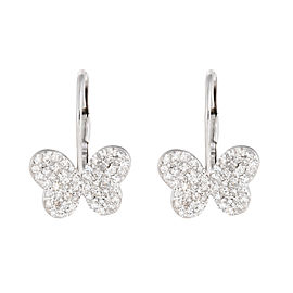 Jordan Scott Design Pave Butterfly Earrings