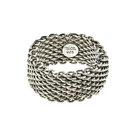 Tiffany & Co. Sterling Silver Mesh Ring