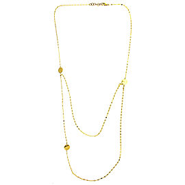 Lana Jewelry 14K Yellow Gold Tri Disc Necklace