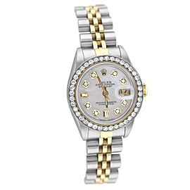 Rolex Datejust Stainless Steel/18K White MOP Mother Of Pearl 26mm Womens Watch