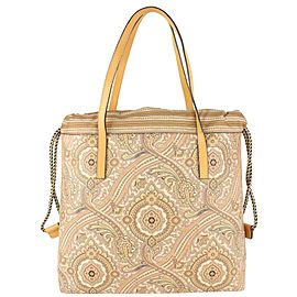 Etro Beige Paisley Tote Bag 108et12