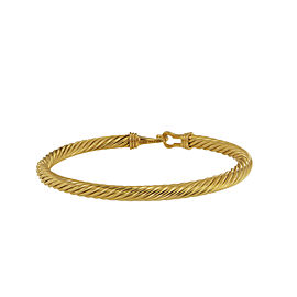 David Yurman 18k Yellow Gold Buckle Bracelet