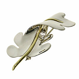 TIFFANY & Co 925 Silver And 18K Yellow Gold Brooch LXGQJ-1197