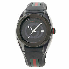 GUCCI YA137.1 SYNC Plastic/Rubber Quartz Watches