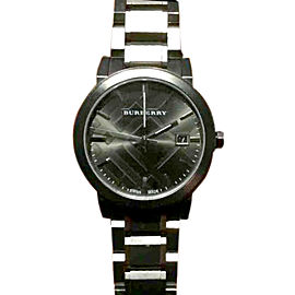 Burberry BU9007 Grey Ion-Tone Stainless Steel Grey Dial 38mm Watch