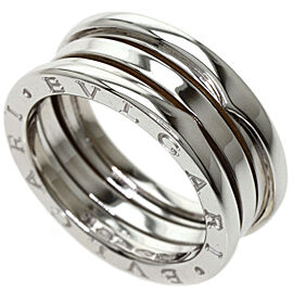 BVLGARI 18K White Gold B.zero1 Ring US 7.5 QJLXG-1383