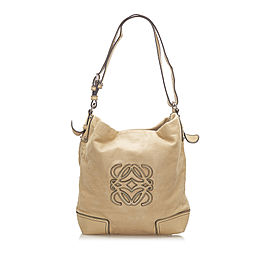 Anagram Leather Shoulder Bag