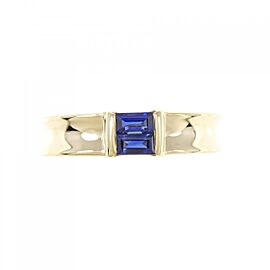 TIFFANY & Co Stacking 18k Yellow Gold Sapphire US6.0 Ring LXGKM-389