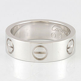 CARTIER:18K white Gold Ring US 5.25 ,EU50 LXKG-434