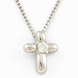 VENDOME: 950 Platinum Cross motif Necklace LXKG-408