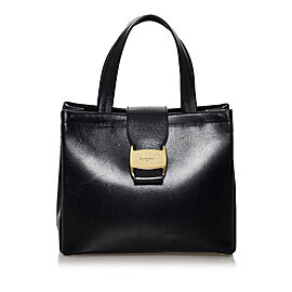 Ferragamo Vara Leather Satchel