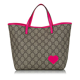 Gucci GG Supreme Heart Handbag