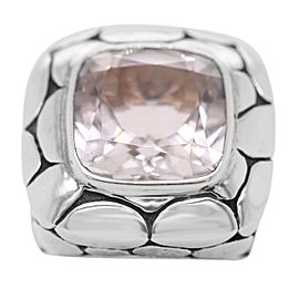 John Hardy Sterling Silver Batu Kali White Topaz Ring