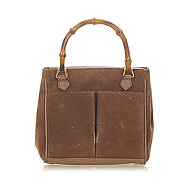 Bamboo Suede Handbag