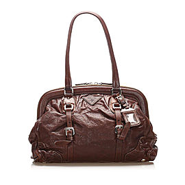 Frame Leather Shoulder Bag