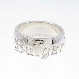 BVLGARI 925 Silver Save the Children Ring LXGYMK-431