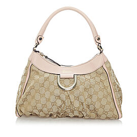 Gucci GG Canvas Abbey D-Ring Shoulder Bag