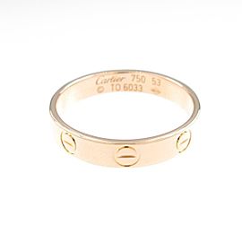 Cartier 18K Pink Gold Mini Love Ring LXGYMK-644