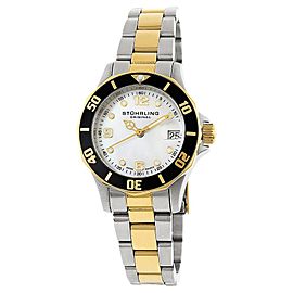 Stuhrling Lady Clipper 157.112237 Two-Tone Stainless Steel & MOP 36mm Watch