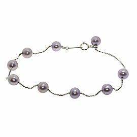 TASAKI 18k White Gold Pearl Bracelet LXGQJ-1168