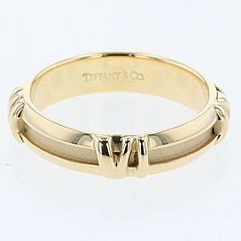 TIFFANY & Co 18K Yellow Gold Atlas Ring LXGBKT-193