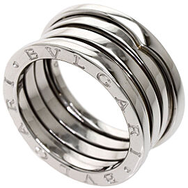 BVLGARI 18K White Gold B.zero1 Ring US 7.75 QJLXG-1378