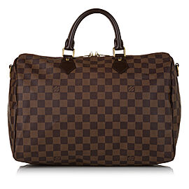 Louis Vuitton Damier Ebene Speedy Bandouliere 35