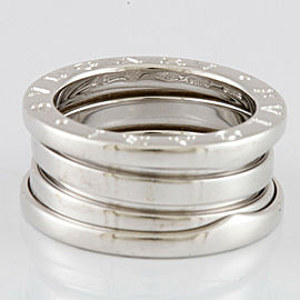 BVLGARI :18K white Gold Ring US4.25 ,EU47 LXKG-344