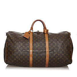 Louis Vuitton Monogram Keepall Bandouliere 60