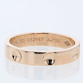 LOUIS VUITTON 18k Pink Gold Alliance Empreinte Ring LXGBKT-994