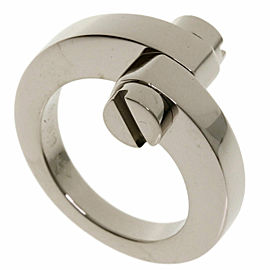 CARTIER 18K white Gold Ring US (3.5) LXGQJ-655