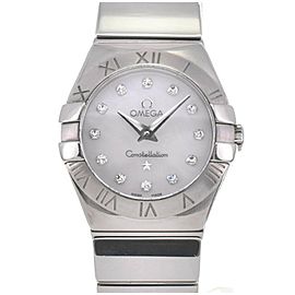 OMEGA Constellation 123.10.24.60.55.002 12P diamond Quartz Ladies Watch LXGJHW-80