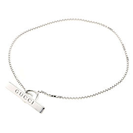 GUCCI 18K white Gold lariat bracelet LXGBKT-1182