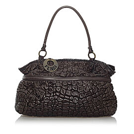 Fendi Puckered Bubble Leather Chef Shoulder Bag