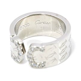 Cartier 18K white gold C2 Diamond Ring RCB-111