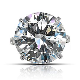 17 CARAT ROUND CUT E COLOR VVS1 CLARITY SOLITAIRE DIAMOND ENGAGEMENT RING PLATINUM GIA CERTIFIED 15 CT E VVS1 BY MIKE NEKTA