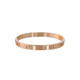 Cartier 18k Rose Gold Love Bracelet 17